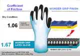 Wondergrip WG-380 Thermo Orange Latex Thermal Work Gloves Cold Weather