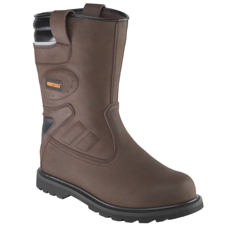 CLEARANCE PSF Worktough Brown Safety Rigger Site Boot