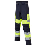Leo Workwear Honeychurch Womens Hi Vis Coverall Orange Railway 2-Part