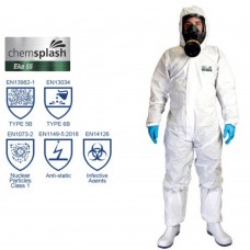 Microporous Laminate Fabric Type 5B/6B Chemsplash Protective Coverall No. 2511