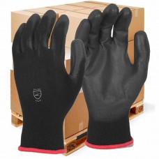 PU Palm Coated Precision Work Gloves | Polyurethane Protection Gloves | PU  Work Gloves