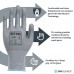 Nitrex 245P PU Palm Coated Cut Resistant Level D Gloves