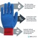 Nitrex 275 Blue Crinkled Latex Fully Coated Gloves