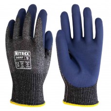 Nitrex 340RF Cut Level D Heat Resistant Foam Nitrile Palm Coated Gloves
