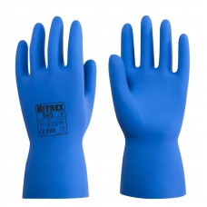 Nitrex 645 Blue Latex Medium Duty Gauntlets