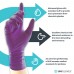 Heavy Weight Long Cuff Purple Nitrile Disposable Examination Gloves x 100 hands