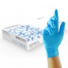 Unicare Blue Ultra Light Weight Nitrile Examination Gloves x 100 hands