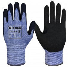 Unigloves Nitrex Cut Resistant F Gloves Nitrile Coated Work Gloves