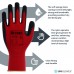 Nitrex 275D Red Foam Latex Palm Coated Gloves