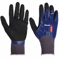 Oil and Heat Resistant Pawâ PG202 Sandy Nitrile Fully Coated Gloves 