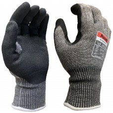 Pawa PG550 Maximum Cut Level F Sandy Foam Nitrile Coated Safety gloves
