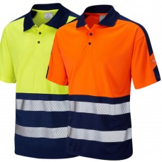 COOLVIZ PLUS Summer 2 Colour High Vis Polo Shirt Class 1