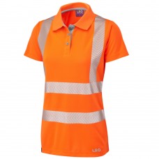 Leo Pippacott Hi Vis Ladies Polo Shirt Railway Clothing
