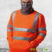 Sweatshirt with Snood Face Covering Class 3 and Railspec