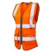 Leo Lynmouth Zipped High Vis Waistcoat Ladies Fit