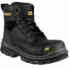CAT Gravel 6'' Black Caterpillar Industrial Safety Boots S3 HRO SRC