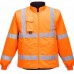 Orange Hi-Vis 7-in-1 Traffic Rail Spec Jacket