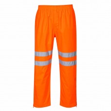 Orange Hi-Vis Waterproof Breathable Rail Spec Trouser 