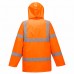Orange Hi-Vis Waterproof Breathable Traffic Jacket