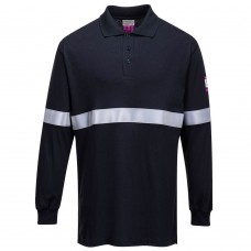Portwest Flame Resistant Workwear Anti Static Long Sleeve Polo