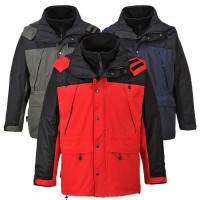 3-In-1 Waterproof Work Jacket with Zip-Out Fleece