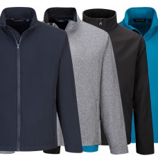 Men's Corporate Eco Jacket Fleece Lined Breathable Softshell 