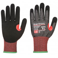 Cut F Breathable 13-gauge liner Nitrile foam palm Lightweight Safety Gloves