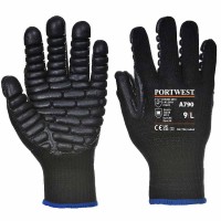 Vibration Reducing Portwest Gloves  Breathable Seamless Liner