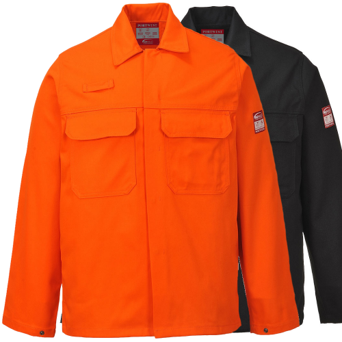 Portwest Bizweld Flame Resist Safety Workwear Jacket 
