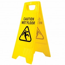 CAUTION WET FLOOR Warning Sign Yellow A-Board