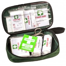 Vehicle First Aid Kit 2 Small Green Zipped Bag BS 8599-2