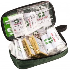 Vehicle First Aid Kit 16 Large Green Zipped Bag BS 8599-2