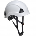 Peakless Safety Helmet Ratchet Adjustment Vented c/w Chinstrap