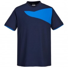 Wicking PW2 Contemporary T-Shirt 144g with Contrast panel 