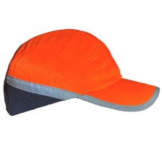 High Visibility Safety Bump Cap Orange or Yellow