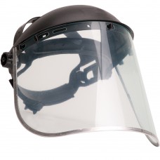 Browguard and Clear Polycarbonate Visor with Aluminum Edge