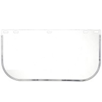 Replacement Clear Polycarbonate Visor with Aluminum Edge