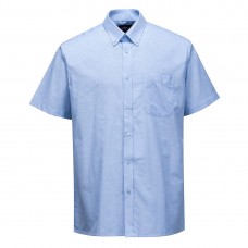 Oxford Shirt, Short Sleeves Blue