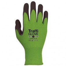 Traffi Green MicroDex Nitrile Foam Coating Safety Glove