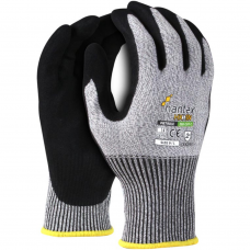 Hantex® Cut 5 New Test Cut C  Sandy Nitrile Coated Safety Gloves