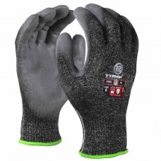 Uci Typhan EN388 ISO Cut Level E (5) PU Coated Safety Gloves