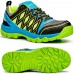Sport Terrain Neon Blue and Green Safety Trainer Shoes