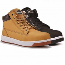 Rugged Terrain Nubuck Sneaker Safety Boots SB