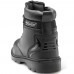 TPU Heel Support Black Leather Safety Boots S1P