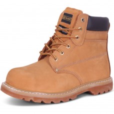 Classic Style Builders Honey Nubuck Safety Work Boot Click