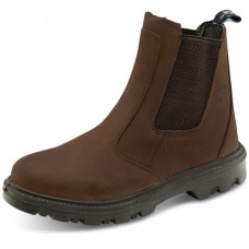 Secor Sherpa PU Rubber Brown Nubuck Dealer Safety Boot Midsole