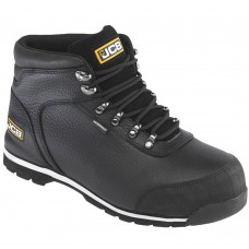 JCB Men Suede Trainer Steel MidSole Heat Resistant Safety Work Boots Shoe Black 