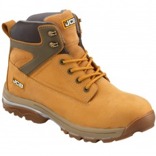 MENS JCB WORKMAX S1P LEATHER WATERPROOF SAFETY WORK BOOTS STEEL TOE CAP SHOES SZ 