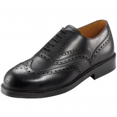 Lotus of England Black Leather Brogue Executive Safety Shoe