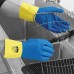 Polyco Food Safe Flock Lined Double Dipped Latex Gloves